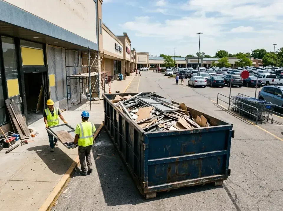 retail-store-renovation-debris-003 — frequently asked questions, Roll-off Dumpster Rentals in East Chicago, IN